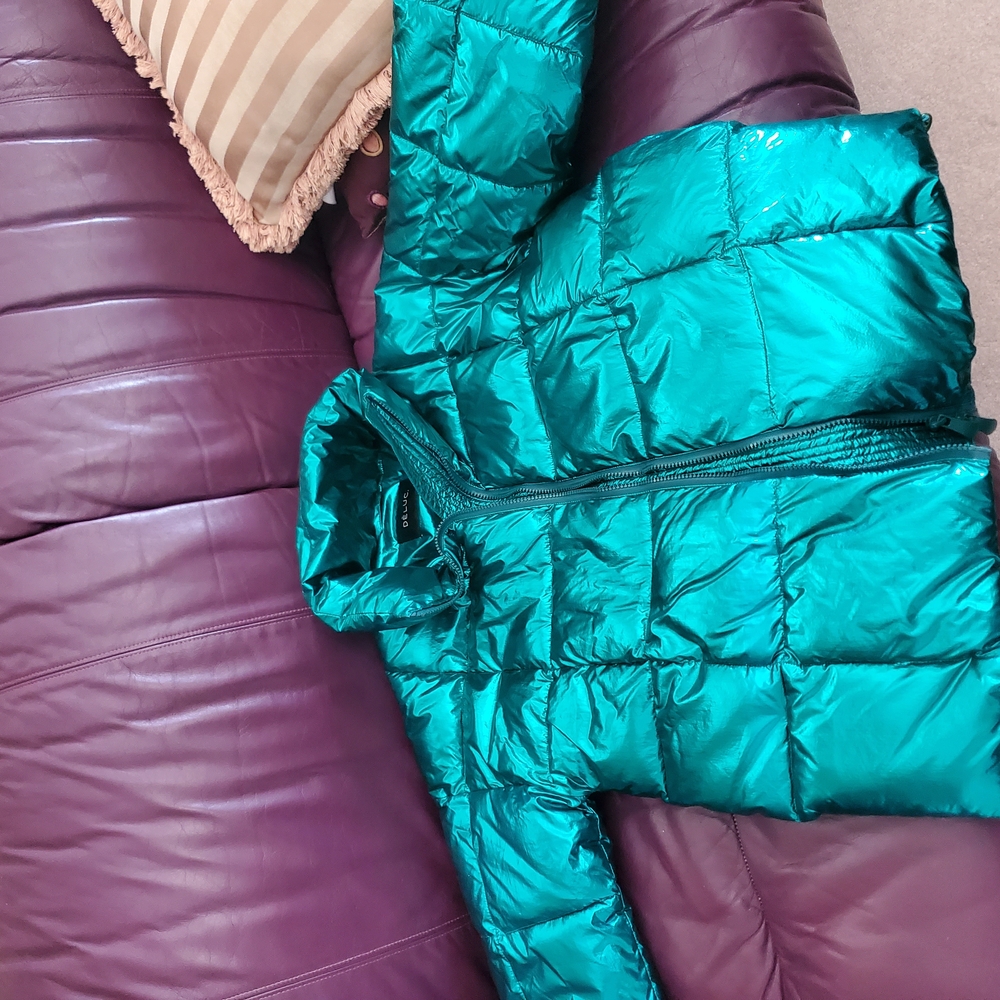 Teal Puffer Jacket